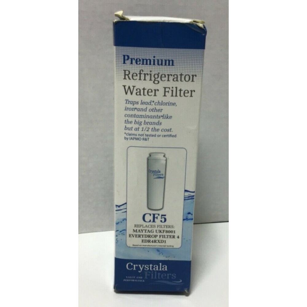 Crystala Filters CF5 Premium Refrigerator Water Filter Replacement NIB